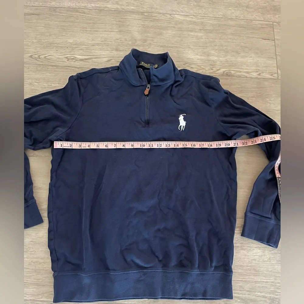 Polo Ralph Lauren Logo Men’s Quarter Zip Pullover Large‎